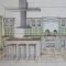 Kitchen Rendering - Markers