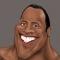 Dwayne "The Rock" Johnson caricature