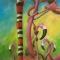 The flamingos