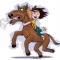 Girl on a pony