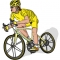 Yellow Cyclist