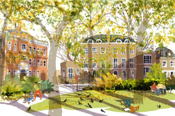 Newington Green, Autumn - 