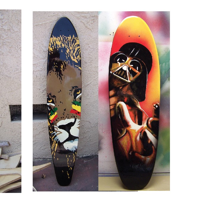 Custom Skateboard Art - 