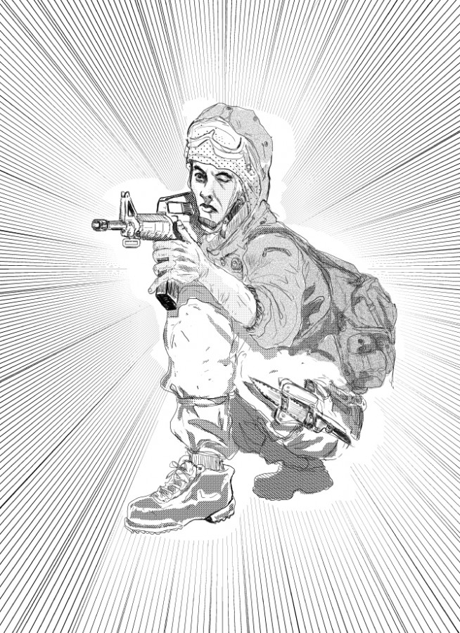 Gunner With A Carbine - 
