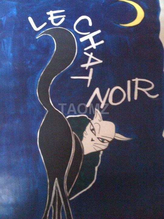 Le Chat Noir Menu Design - 