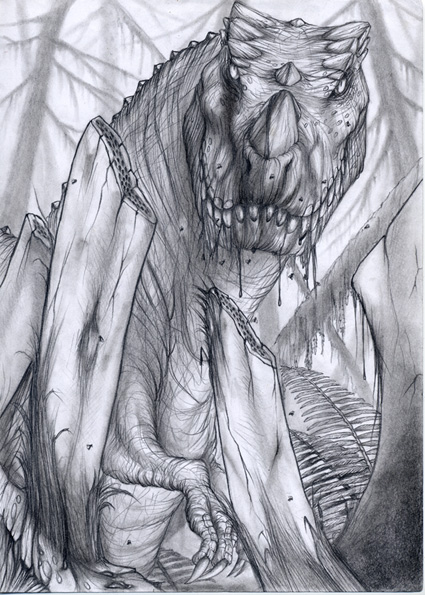 Ceratosaurus Feasting - 