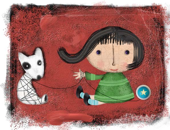 Girl And Dog - 