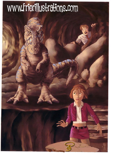 Curse Of The Dinosaur By Birgitte Frier - 