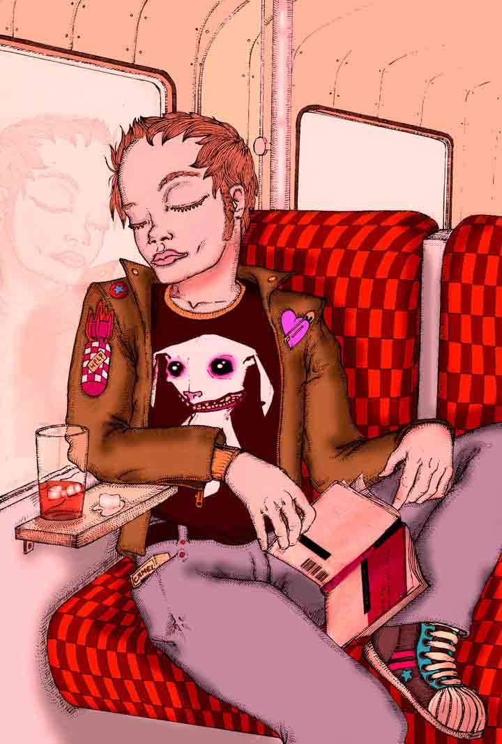 Sleeper On The Train - 