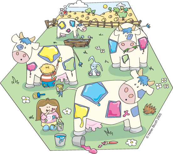 Colourful Cows - 