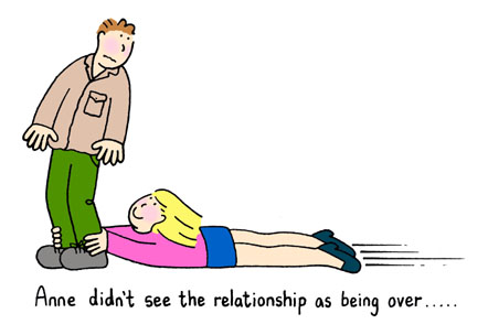Anne Refused To Accept The Relationship Was Over. - 