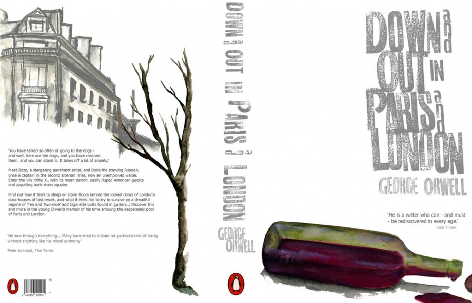 Cover For 'Down And Out In Paris And Lonodon' By G - 