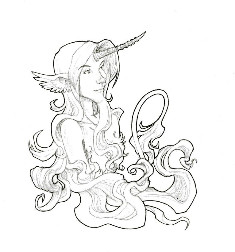 Unicorn Page Border - 