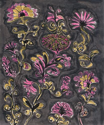Black Flowers - 