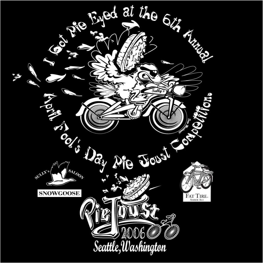Tshirt Design -Sullys Snowgoose Pie Joust - 
