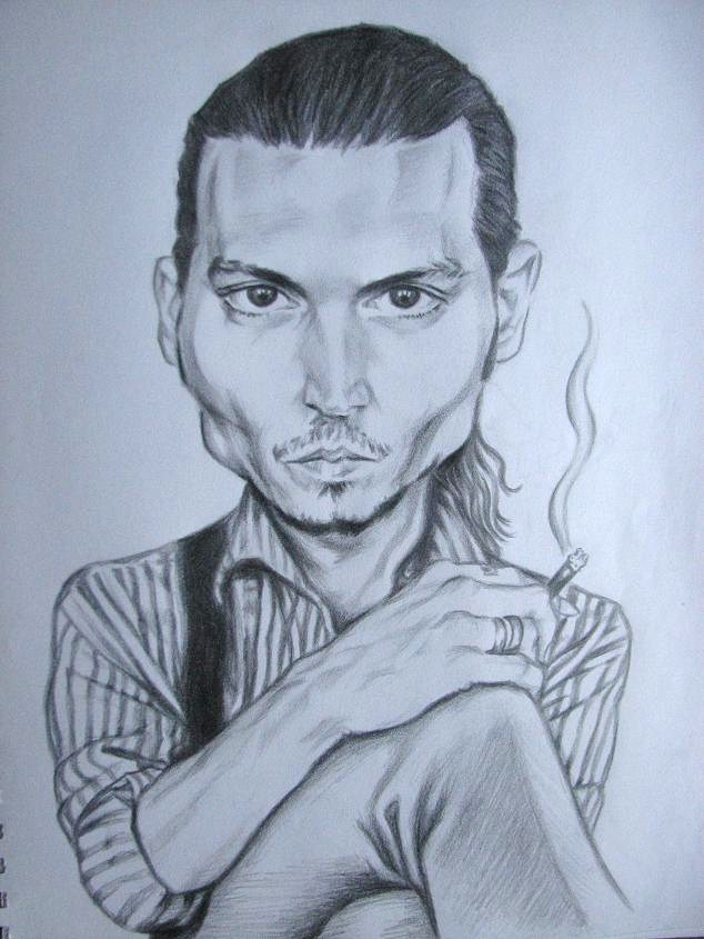 Johnny Depp Caricature - 