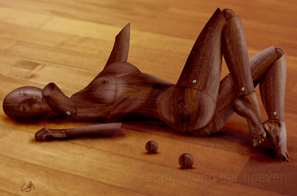 Wooden Doll - 