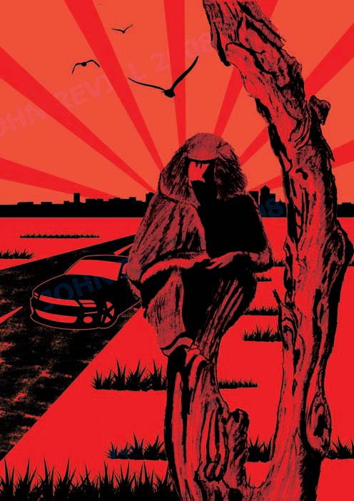 Red Baboon Dawn - 