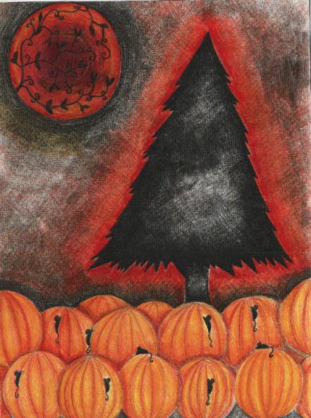 Pumpkin And Tree - 