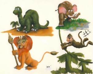 Cartoon Animals - 