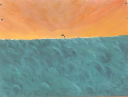 Dolphin Sunset - 