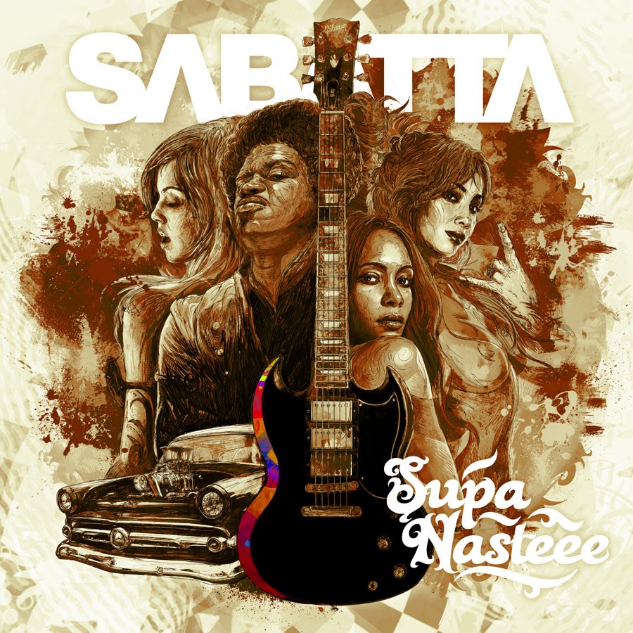SABATTA Supa Nastee CD Cover Illustration - 
