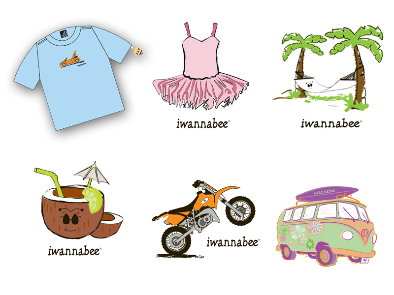 BeeActive Wear Illustrations - 