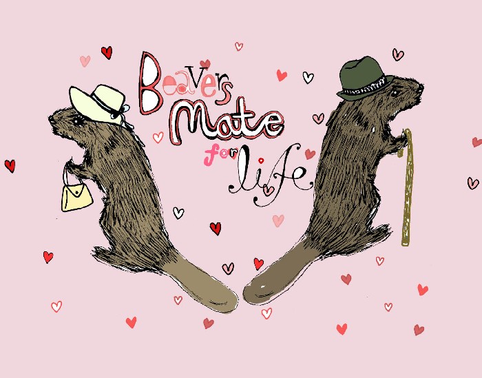 Beavers Mate For Life - 