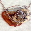 Acer Tree Ring Necklace by Nicola Jones
