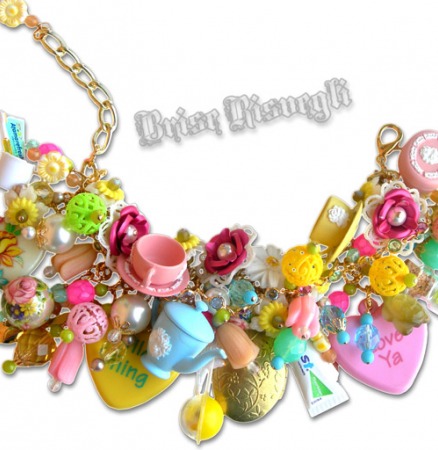 WASH YOUR TEAS charm bracelet by Brise Risvegli