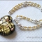 Golden Heart Pearl Pendant