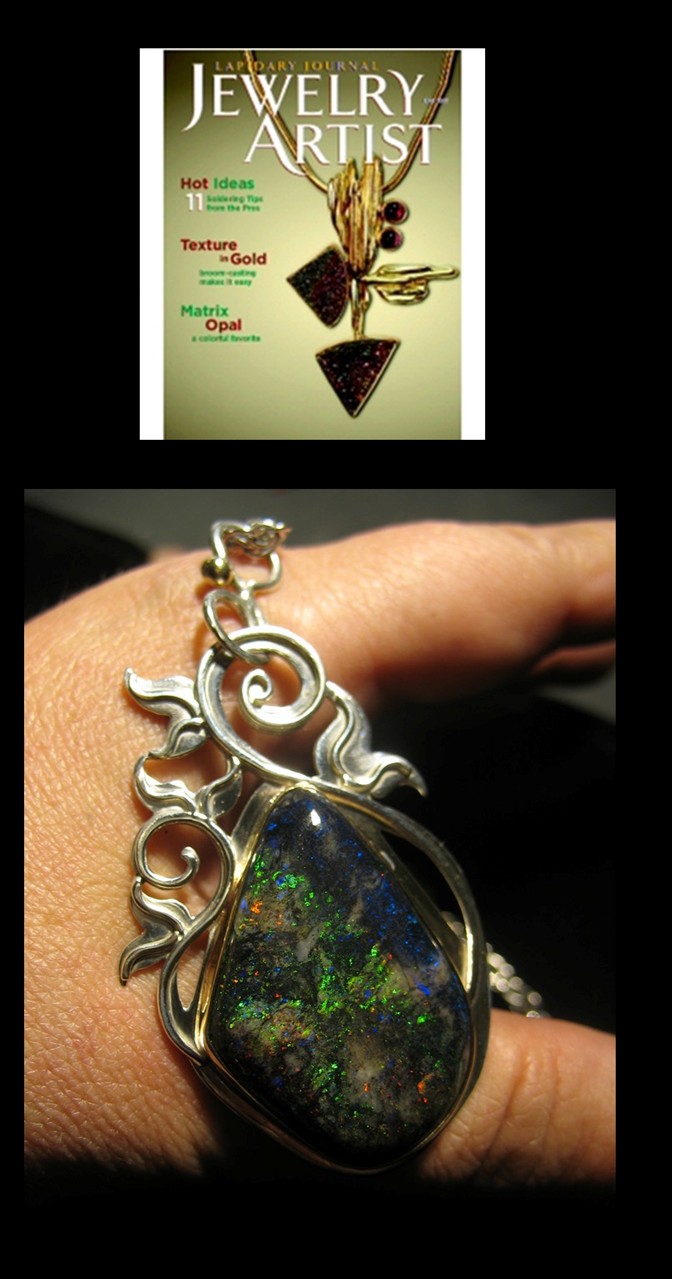 Scrolling Opal Pendant From June, 2007 Issue Of L - 