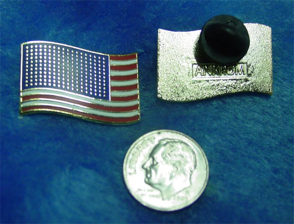 198 Star Flag Lapel Pin - 