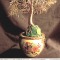 ASIAN GOLD LEAVES - Wire Tree Sculpture