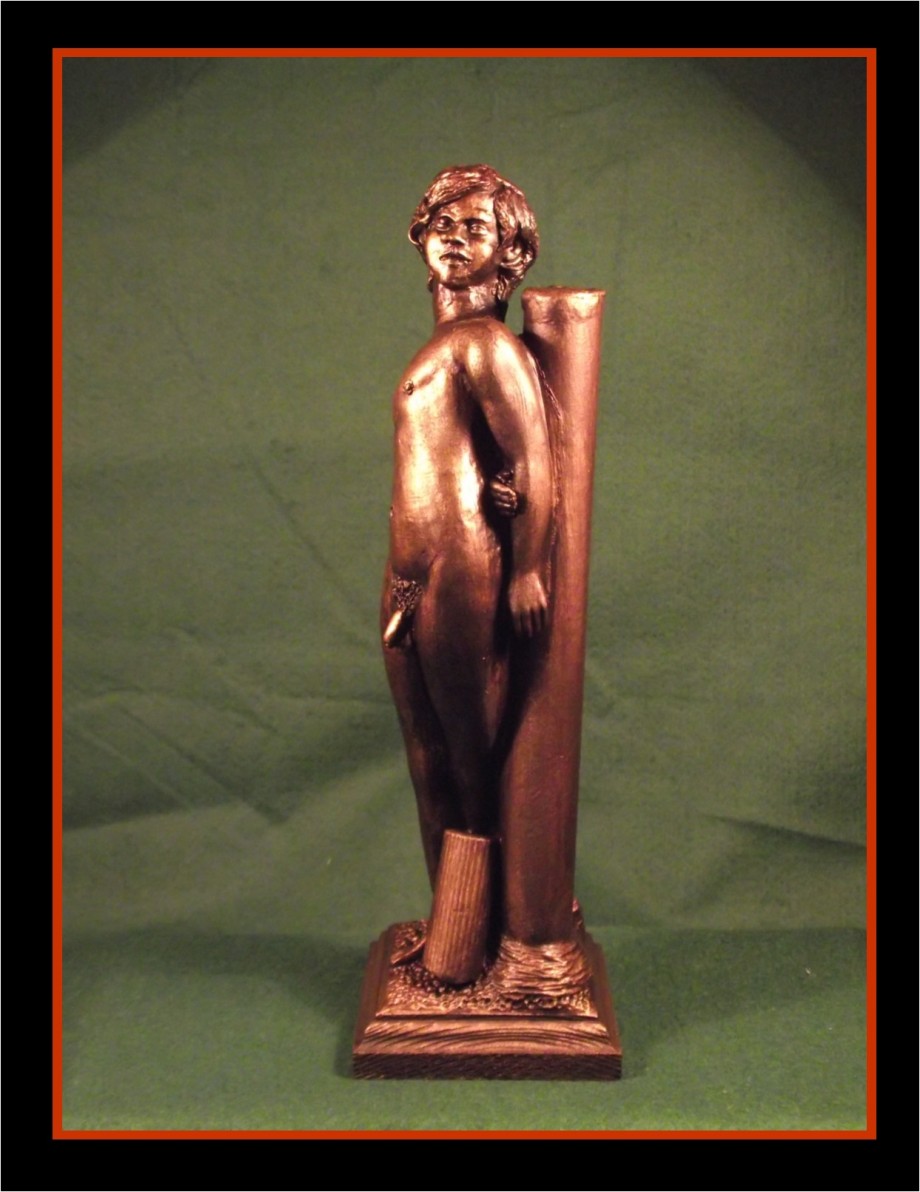 Male Nude Sculpture (von Gloeden's Lover, Il Moro) - 