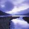 blue  sunset lake(Wales)