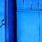 bright blue