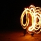 fire poi (double wick)