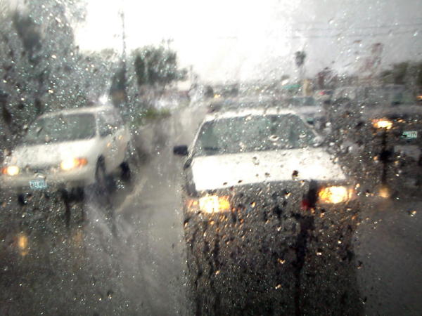Followed By Police In The Rain - 