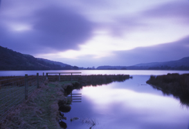 Blue  Sunset Lake(Wales) - 
