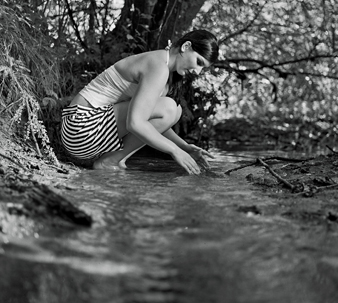 Playing In A Stream - 