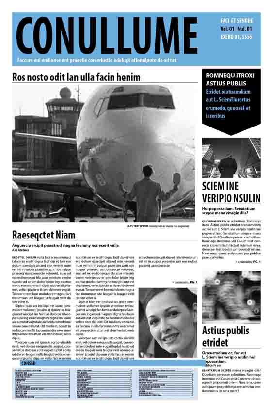 Newspaper Spread - 