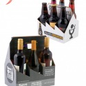 Wine and Craft Beer 6-pack carriers by Carolyn Goddard