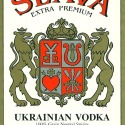 Label for Slava Vodka by Oksana Tsiselska