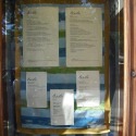 Menu display for Eccolo  by Krystal Nzoiwu Ms