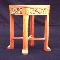 INNOCENCE - Hand Carved Wooden Beech Martini Table