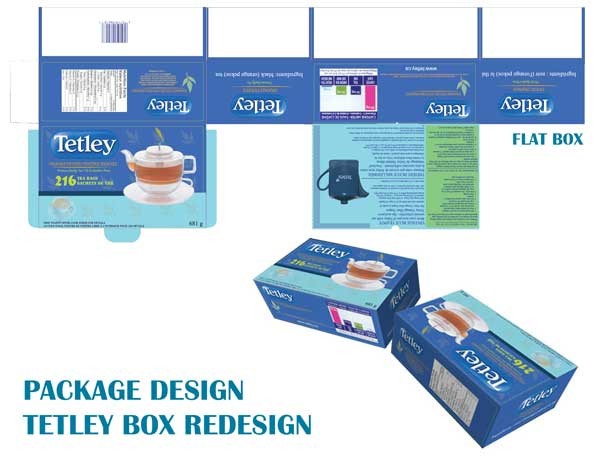 Tetley Tea Box Design - 