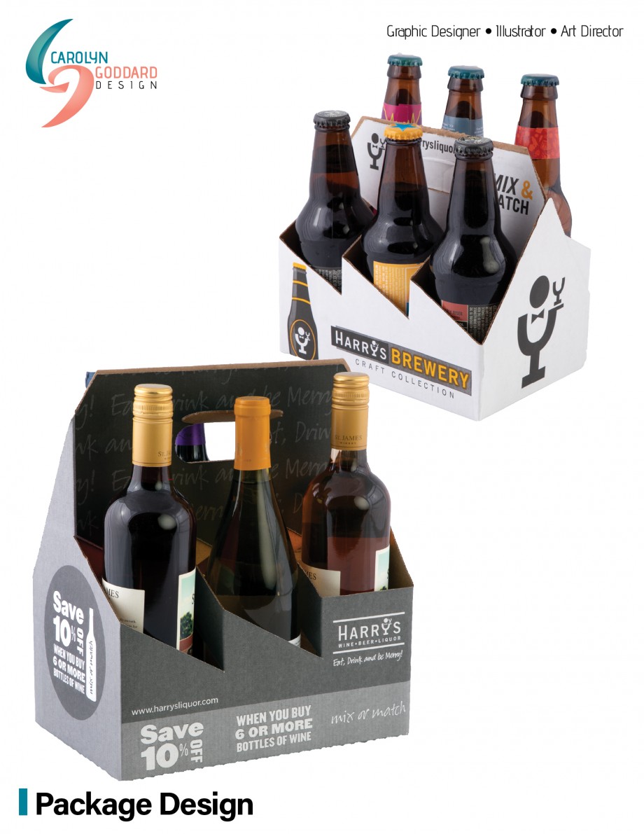 Wine And Craft Beer 6-pack Carriers - 
