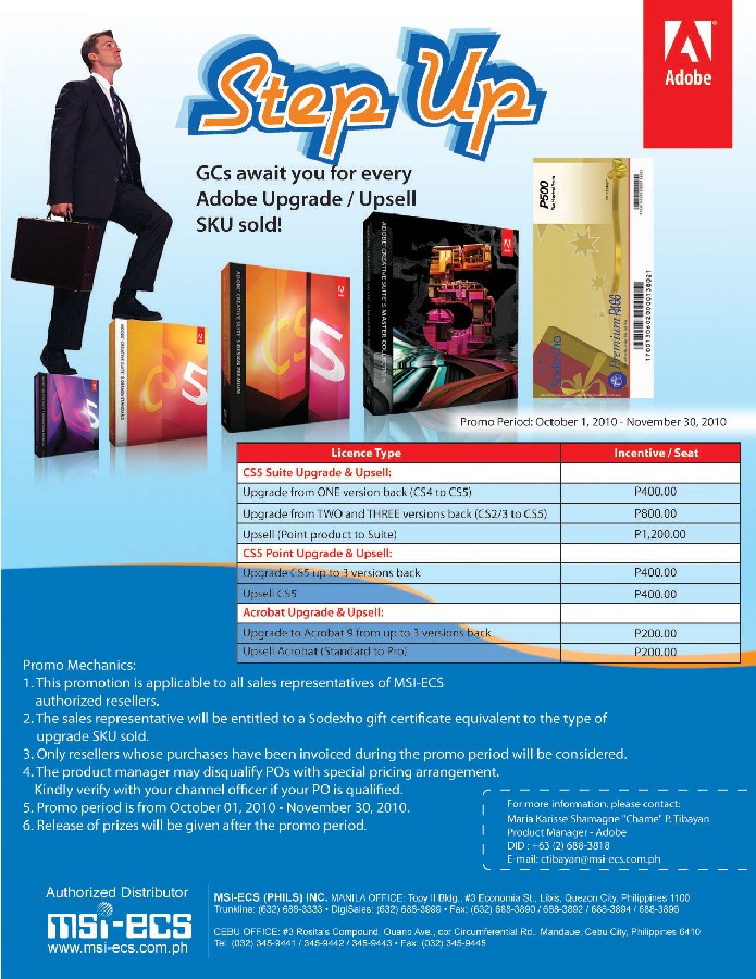 Adobe Step Up Promo - 
