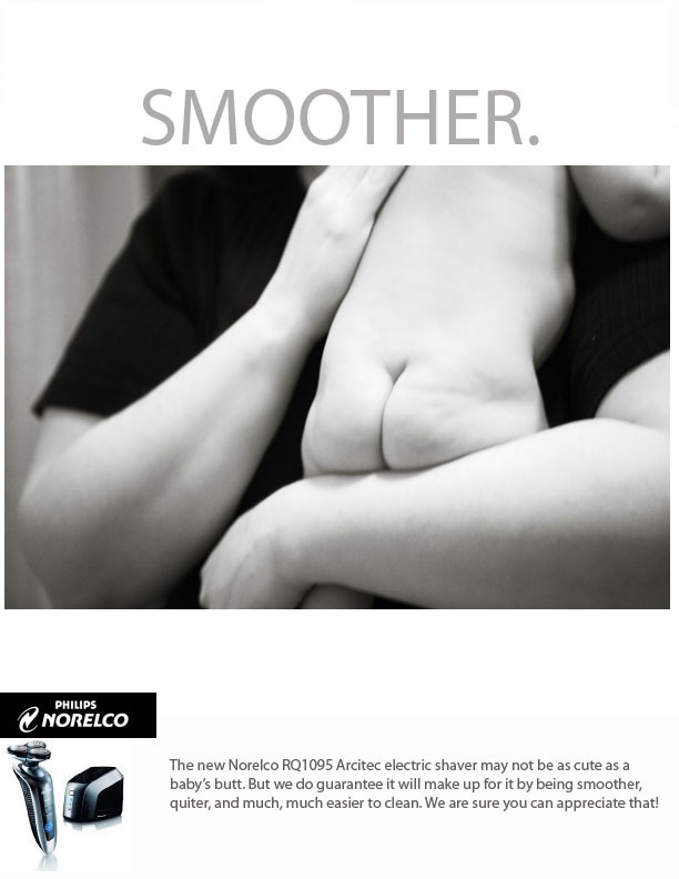 Norelco Electric Shaver Ad - 
